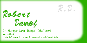 robert dampf business card